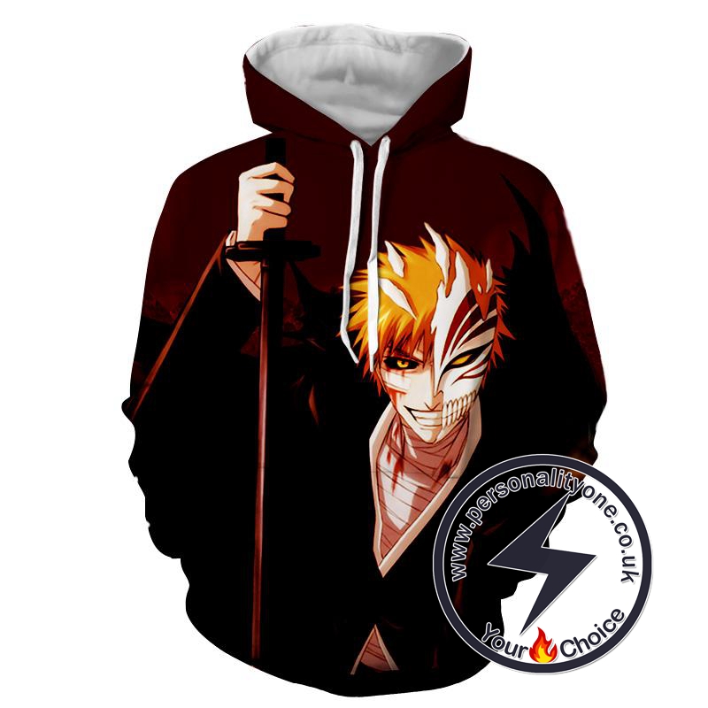 kurosaki ichigo - Bleach 3D - Bleach Hoodies